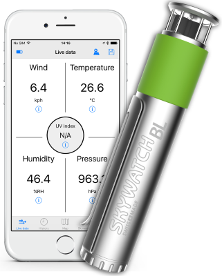 JDC Skywatch BL portable weather stations - Prodata Weather Systems